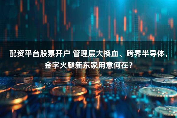 配资平台股票开户 管理层大换血、跨界半导体，金字火腿新东家用意何在？